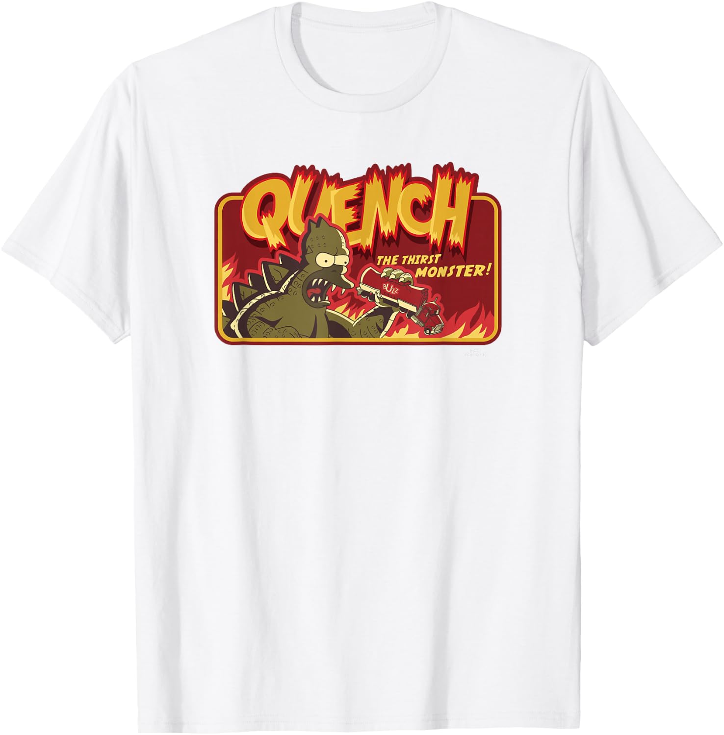 The Simpsons: Treehouse of Horror Halloween Quench Monster! T-Shirt - T-Shirt | White