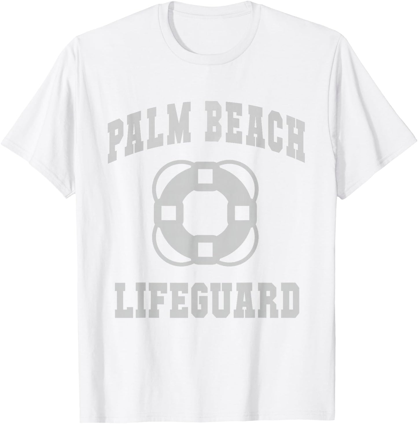 Funny PALM BEACH LIFEGUARDS Family Cruise Girls Trip Guy T-Shirt - T-Shirt | White