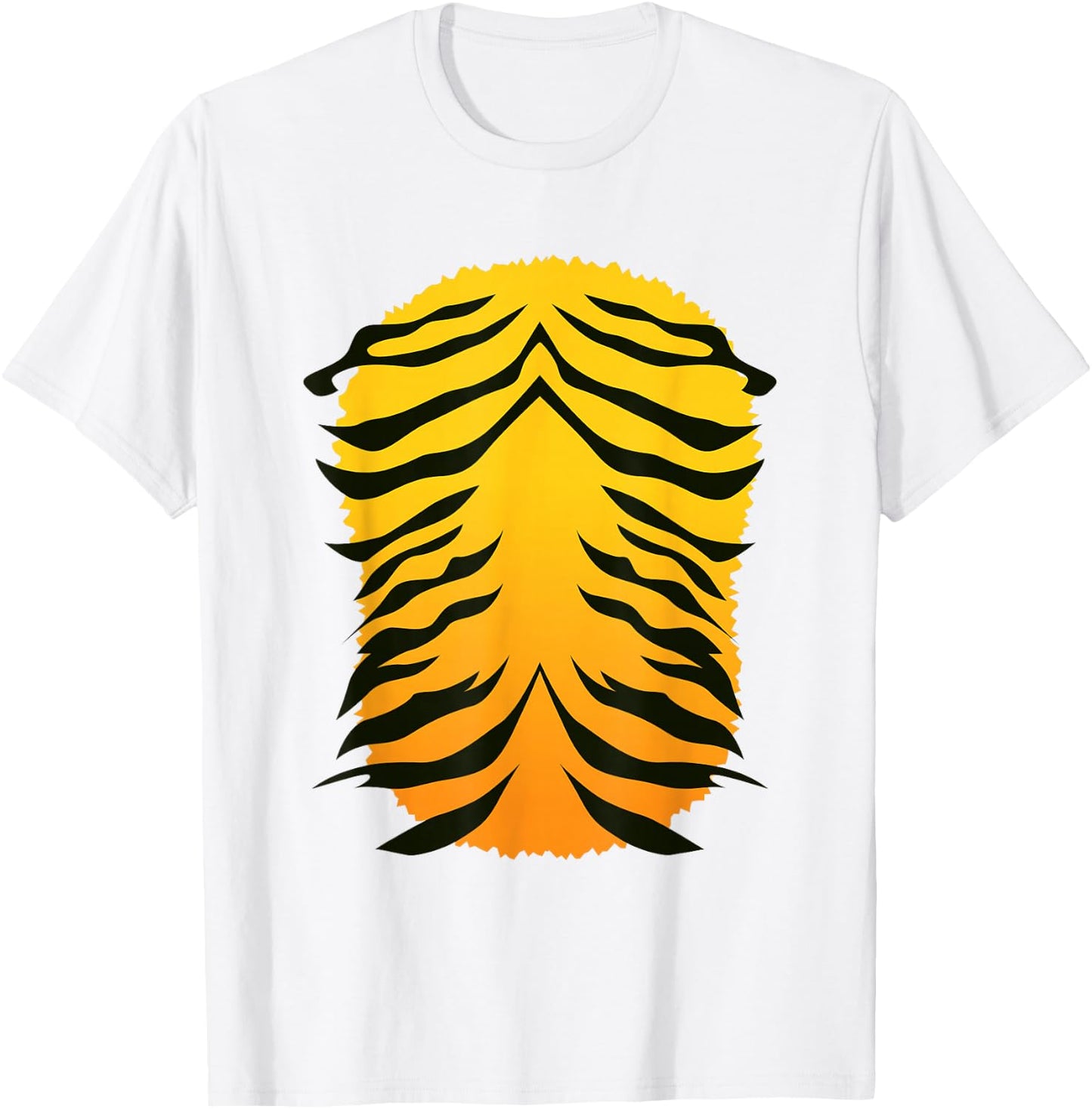 Tiger Costume Orange Tigers Print Stripes Halloween Costume T-Shirt - T-Shirt | White