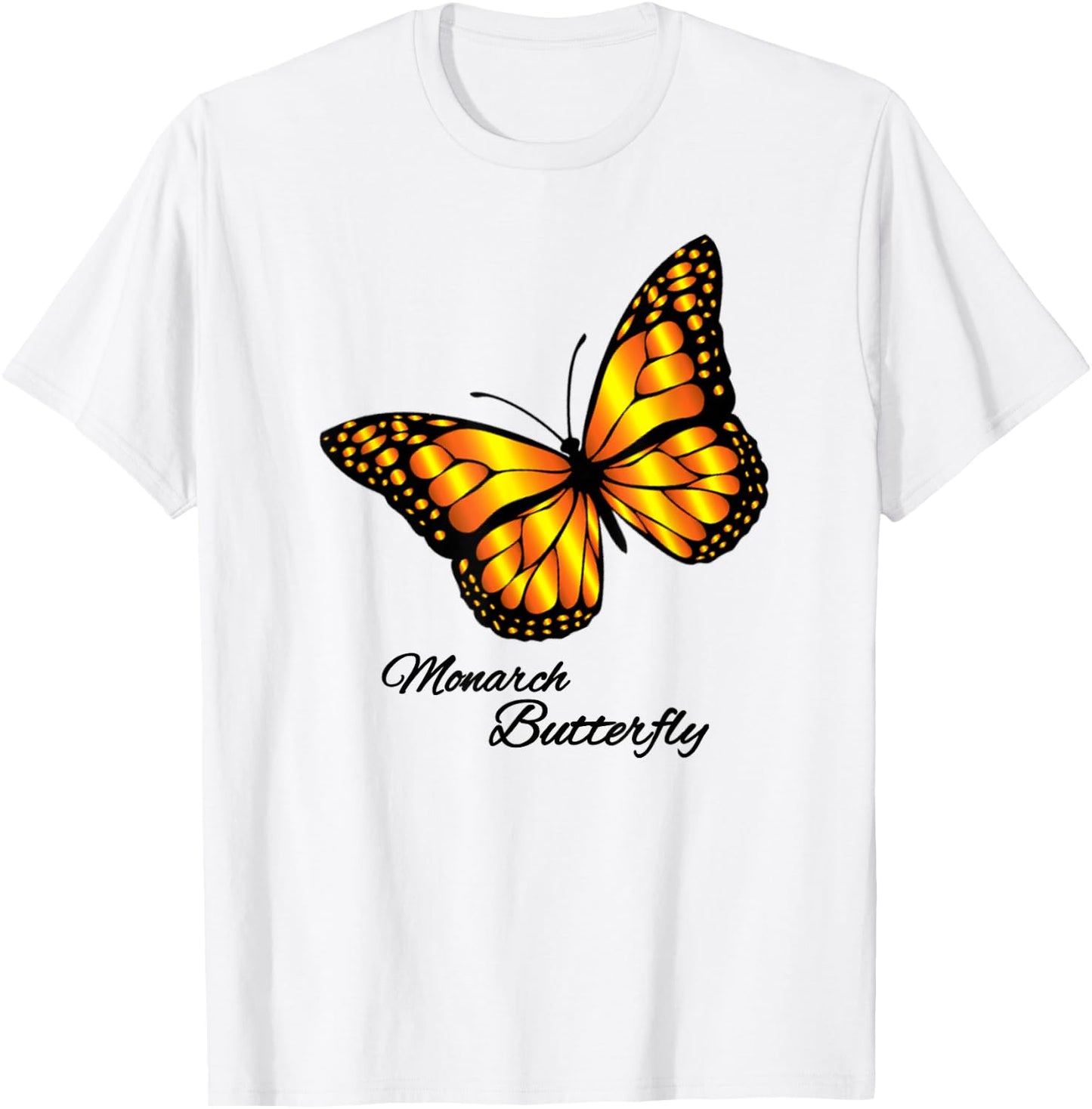 Monarch Butterfly T-Shirt - T-Shirt | White