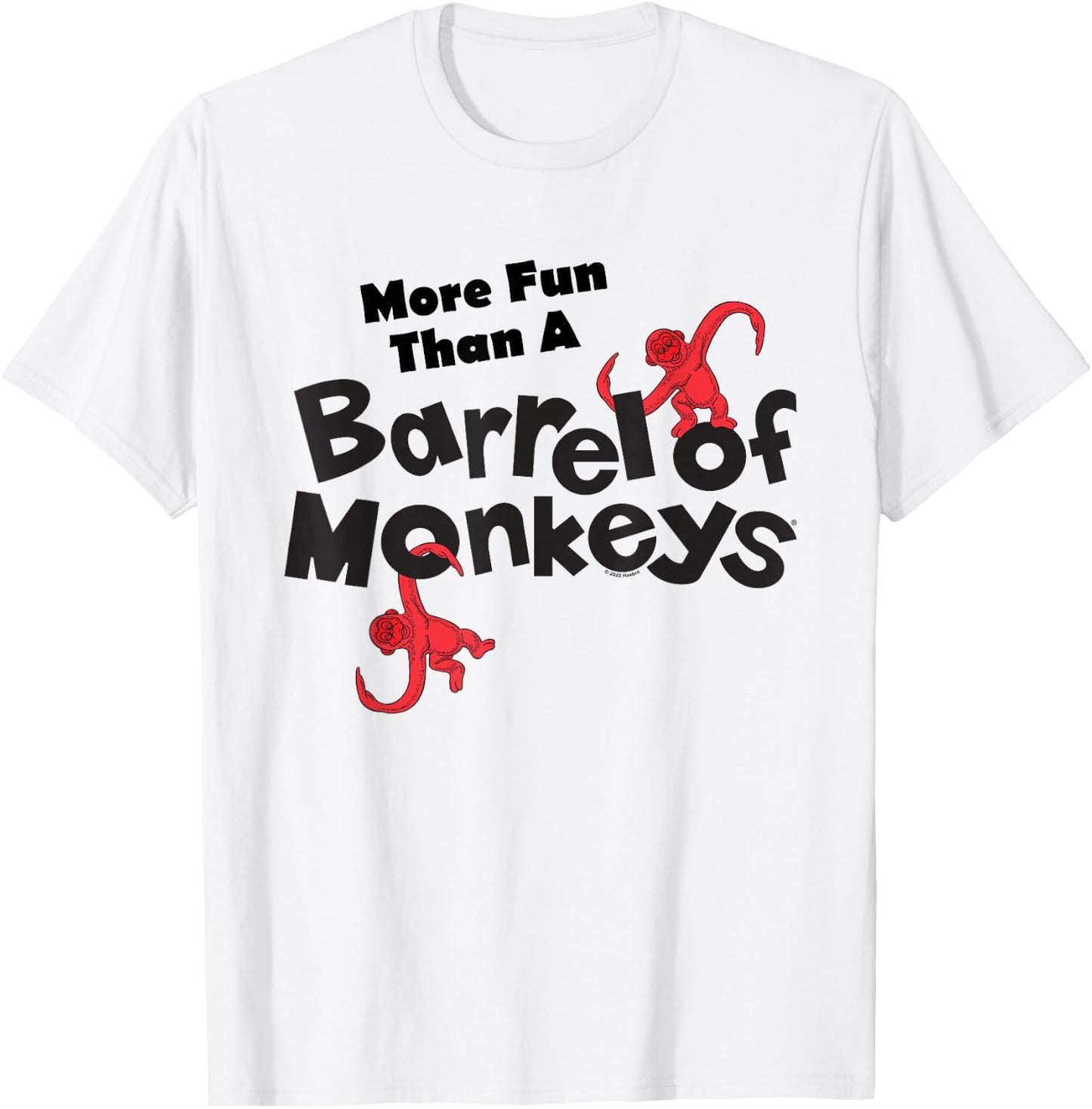 Barrel of Monkeys Dancing Monkeys T-Shirt - T-Shirt | White