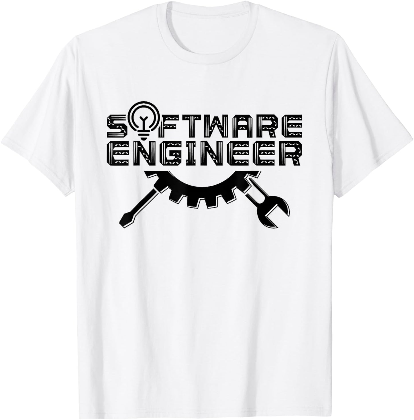 Software Engineer Developer Programmer Developing T-Shirt - T-Shirt | White