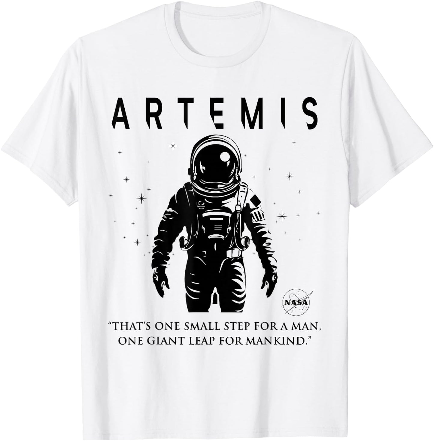 NASA Artemis Mission Astronaut T-Shirt - T-Shirt | White
