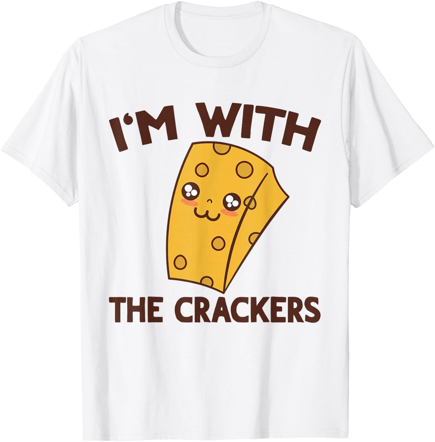 Cheese & Crackers Matching Couples His & Hers T-Shirt - T-Shirt | White