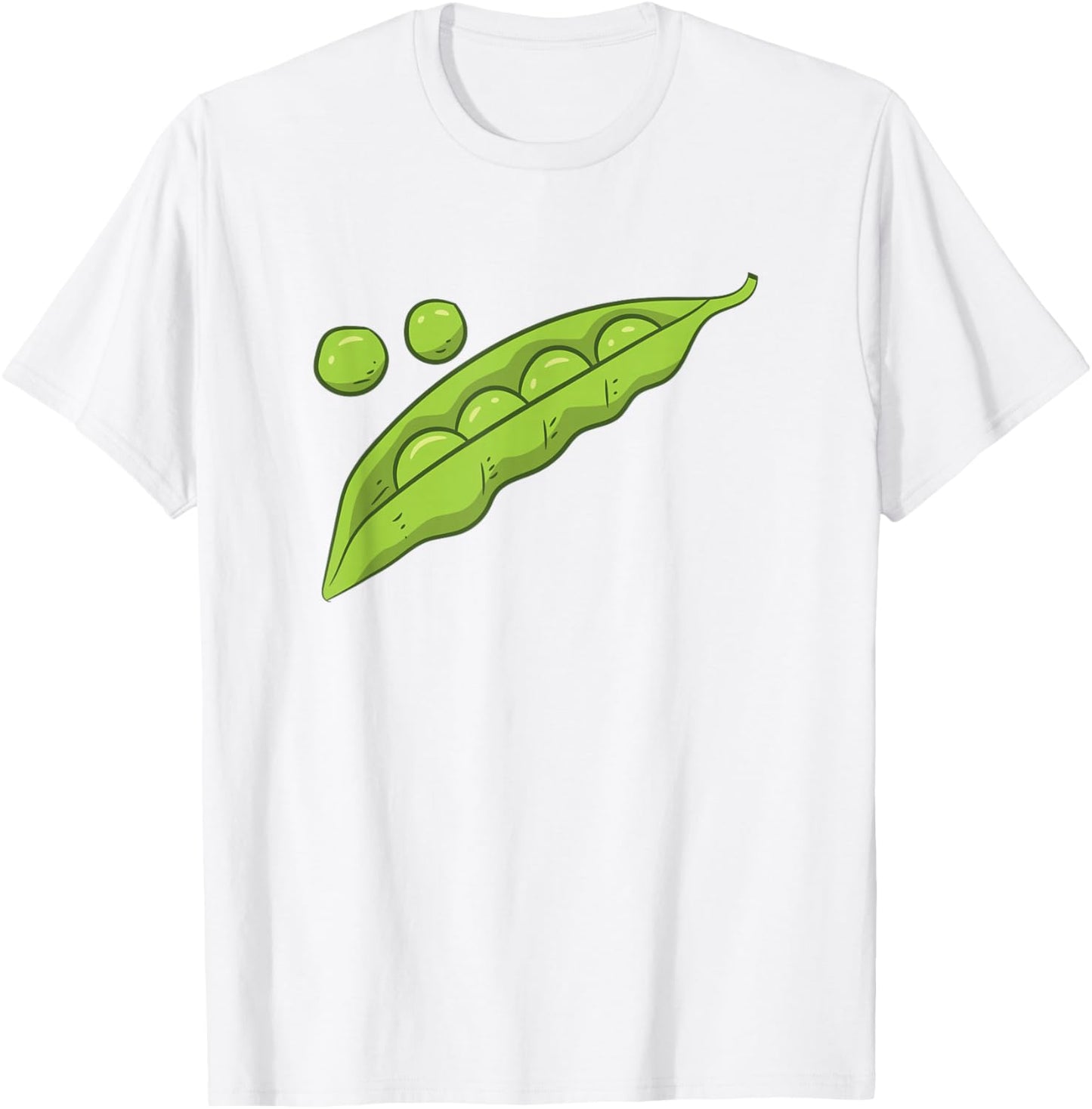 Funny Peas Vegetable Peas Costume T-Shirt - T-Shirt | White