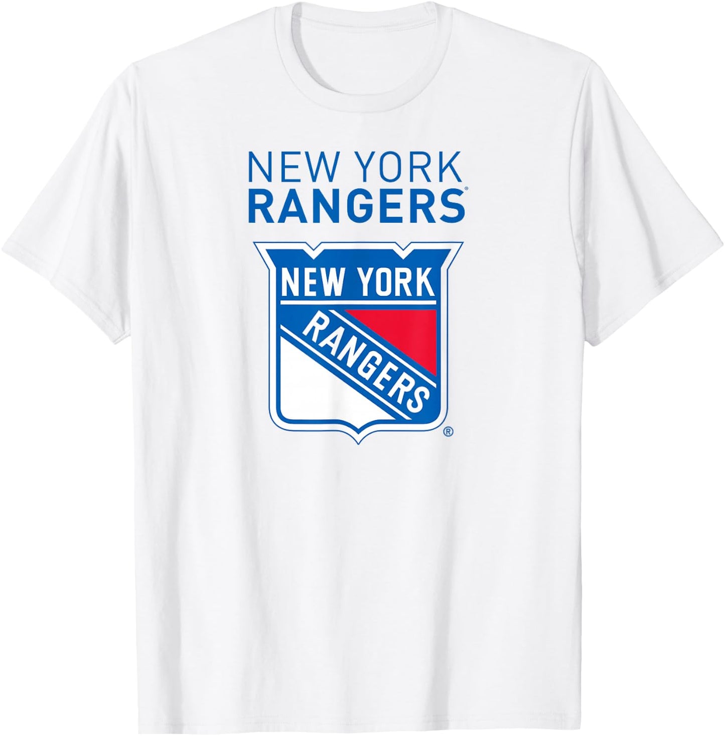 New York Rangers Power Play Gray Officially Licensed T-Shirt - T-Shirt | White