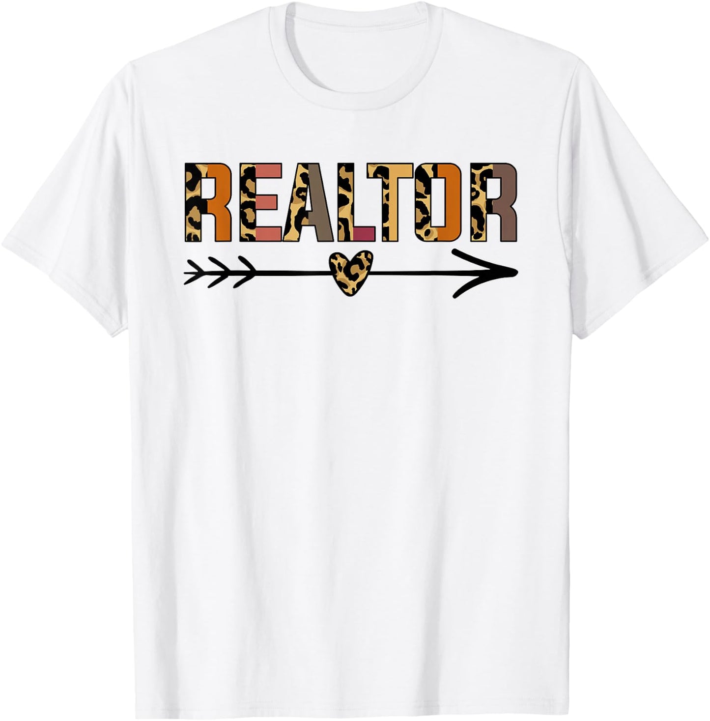 jNQo Leopard Realtor Real Estate Realtor Life Women T-Shirt - T-Shirt | White