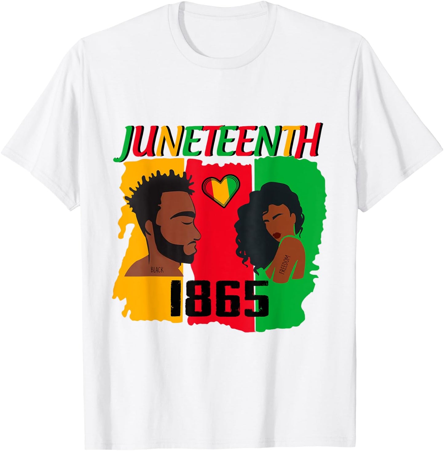 Juneteenth Couple Juneteenth Men Juneteenth Women T-Shirt - T-Shirt | White
