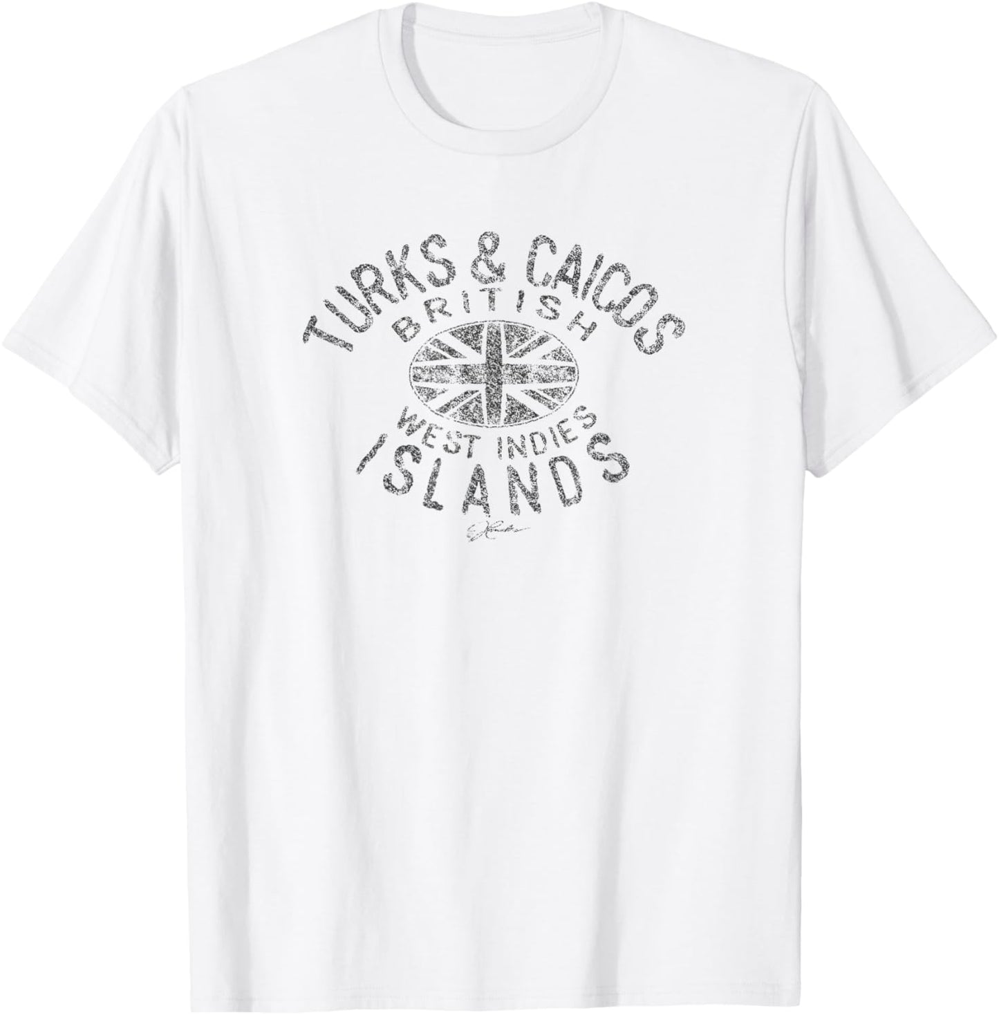 JCombs: Turks & Caicos Islands, British West Indies T-Shirt - T-Shirt | White