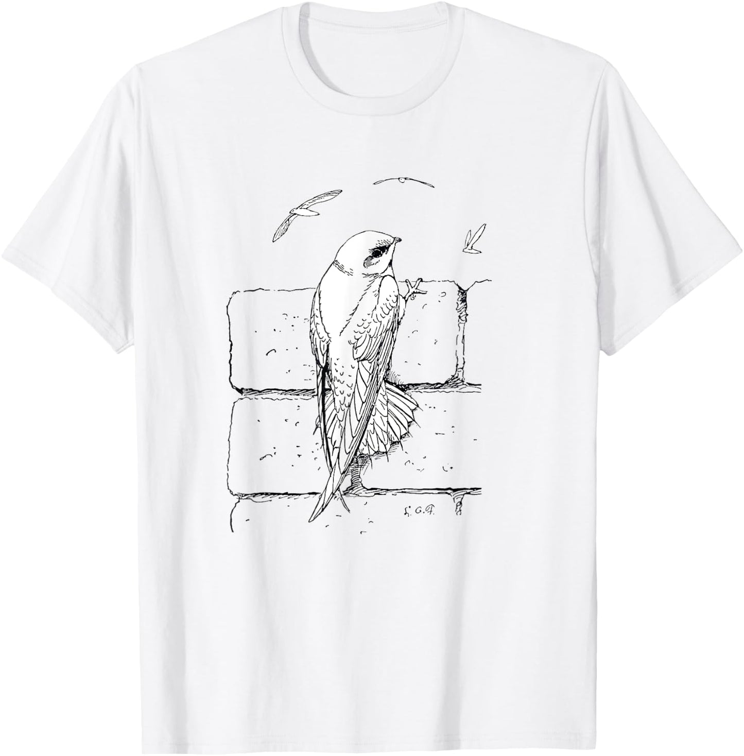 Chimney swift for bird watchers and bird lovers T-Shirt - T-Shirt | White