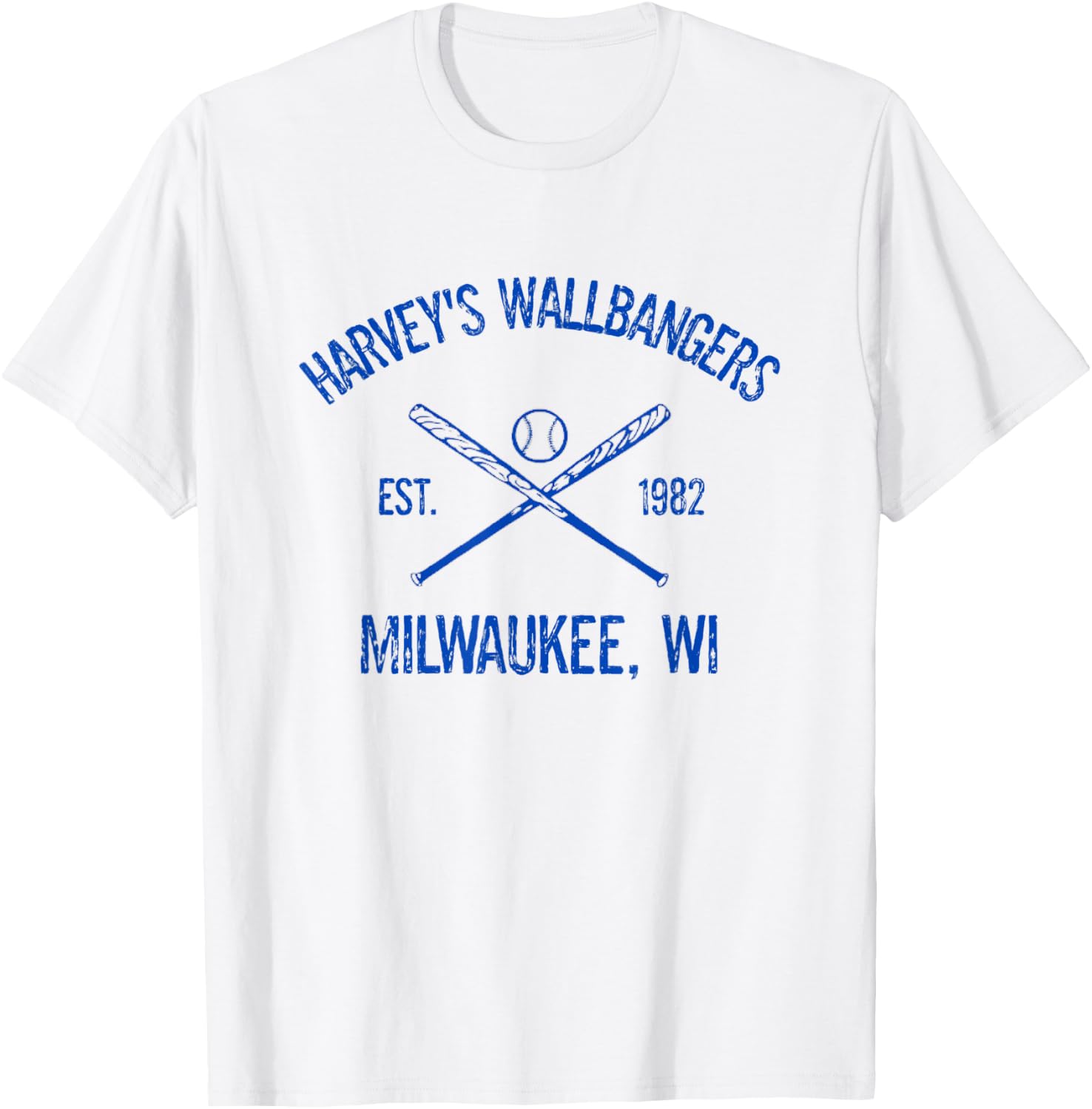 Milwaukee Baseball Harvey’s Wallbangers T-Shirt - T-Shirt | White