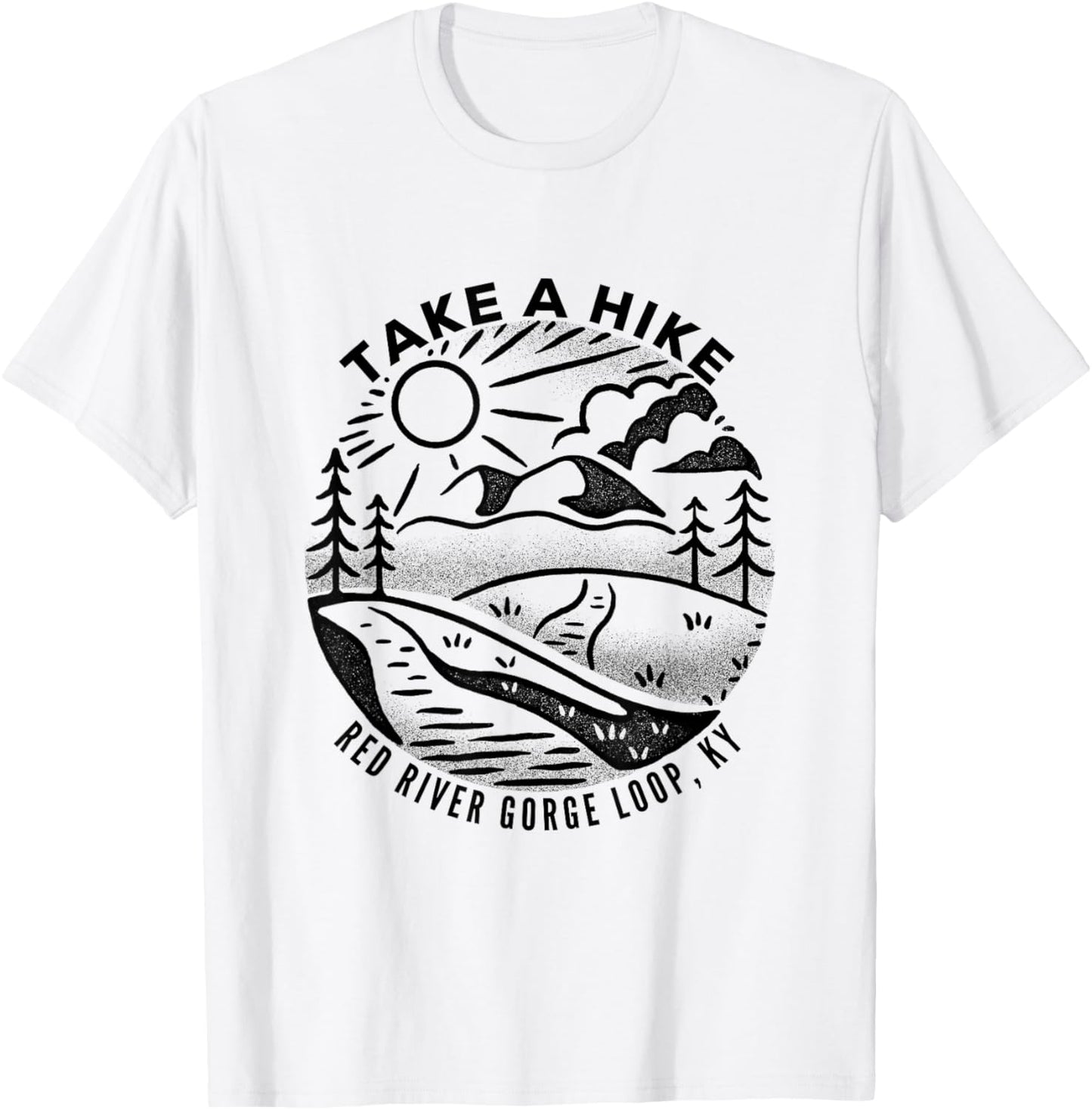Take a Hike - Red River Gorge Loop T-Shirt - T-Shirt | White