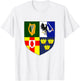 Ireland Provinces Coat of Arms Irish Emblem T-Shirt - T-Shirt | White