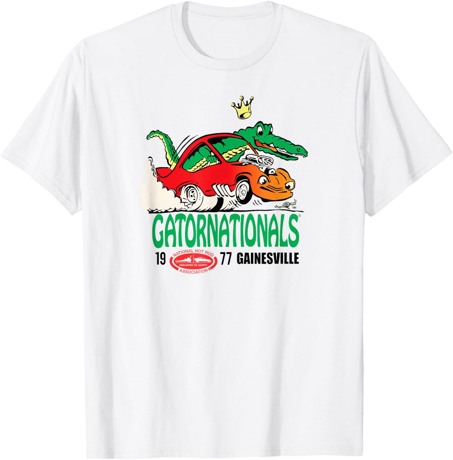NHRA 1977 Gatornationals T-Shirt - T-Shirt | White