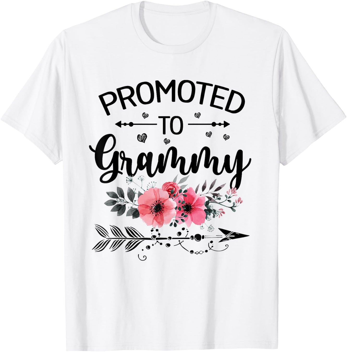 Promoted To Grammy Announcement Funny New Grammy Mothers Day T-Shirt - T-Shirt | White