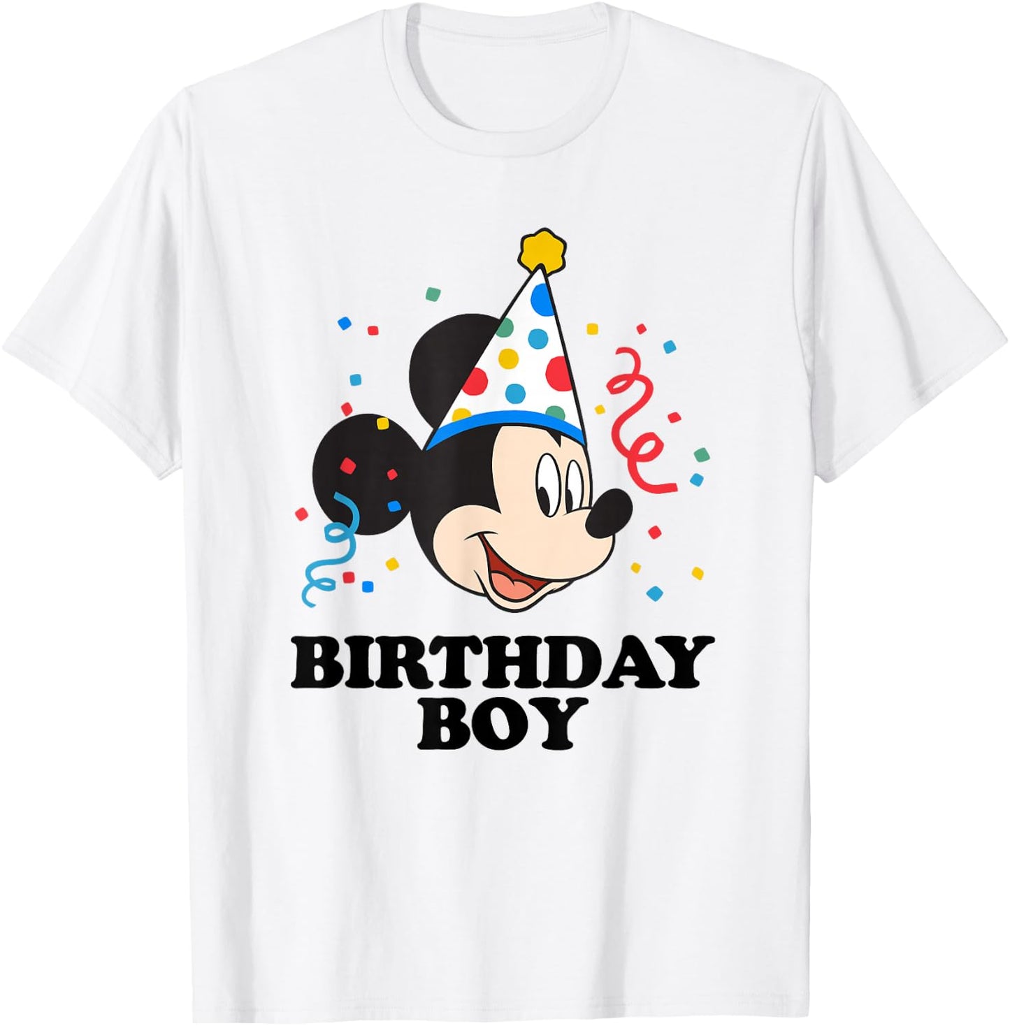 Disney Mickey Mouse Birthday Boy T-Shirt - T-Shirt | White