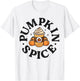 Pumpkin Spice Cute Thanksgiving Fall Autumn Latte Lover T-Shirt - T-Shirt | White