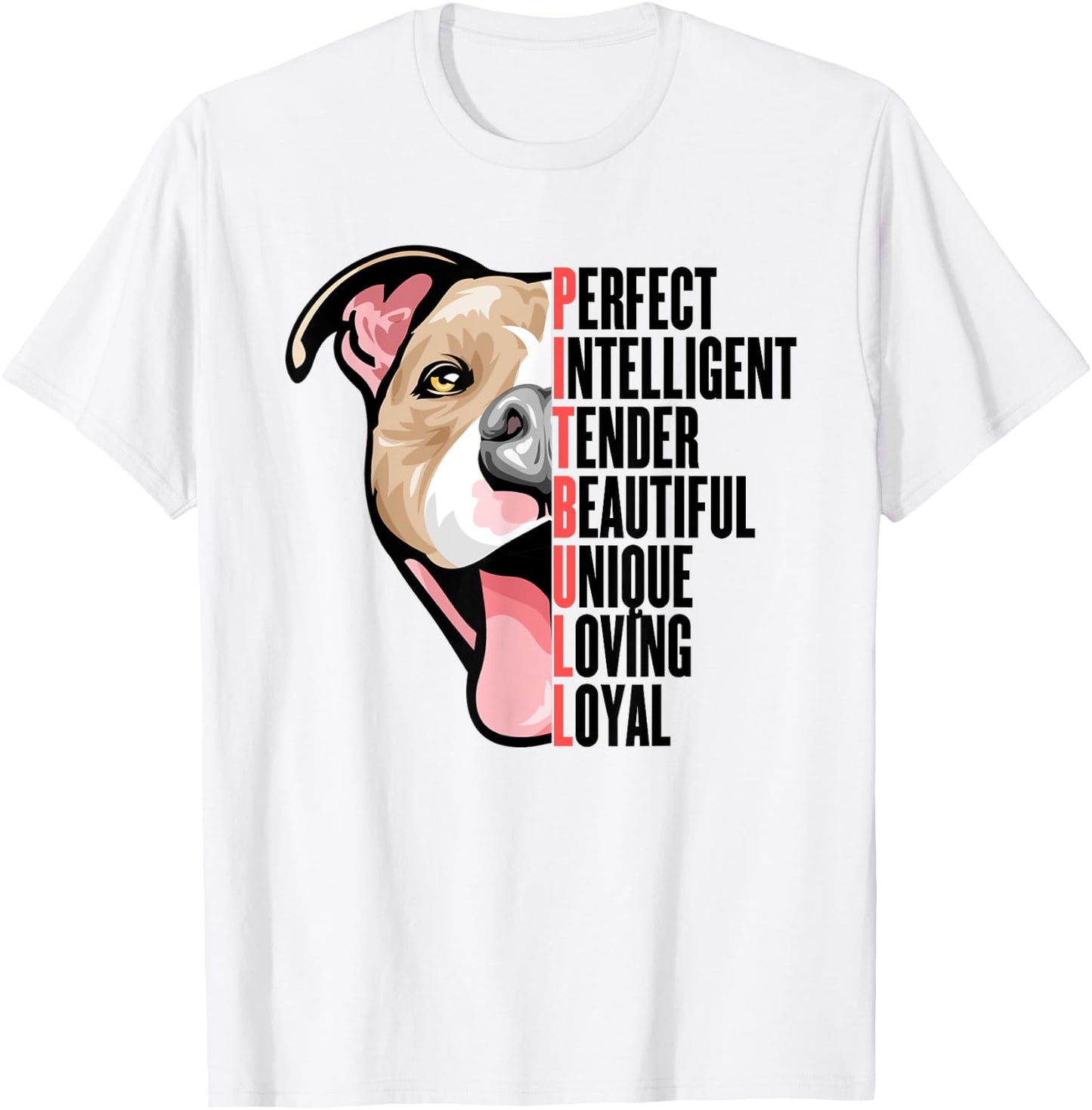 PABLO'S PAW PRINTS Pitbull Proud Pitbull Owners -Adults Kids Grey Small T-Shirt - T-Shirt | White