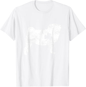Pug Irish Clover St Patrick's Day Dog Lover Gifts Men Women Kids T-Shirt - T-Shirt | White