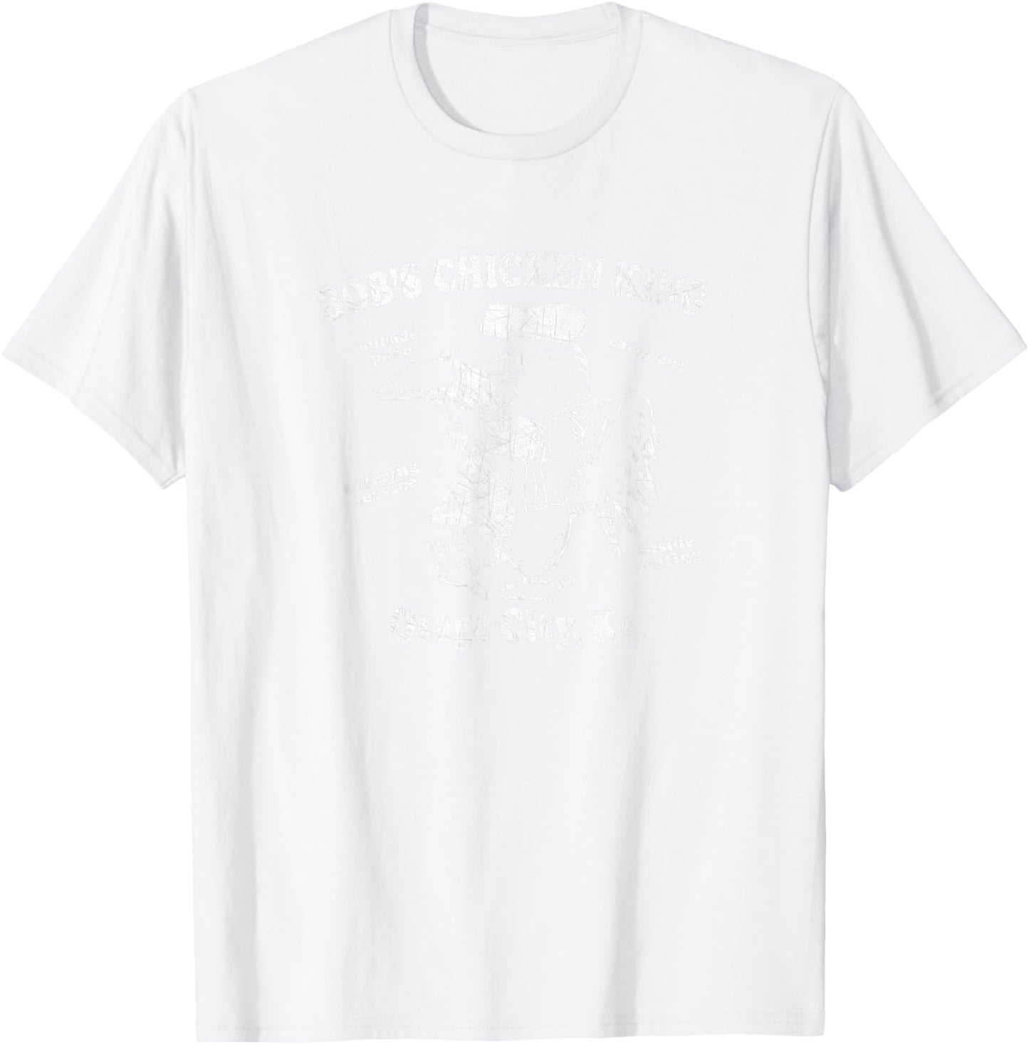 Bob's Chicken King Classic Design, Gift T-Shirt - T-Shirt | White