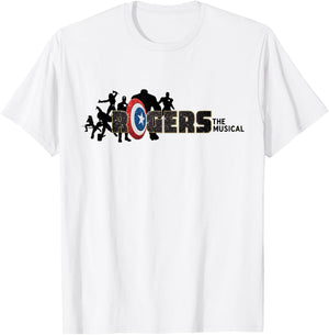 Marvel Hawkeye Rogers The Musical Avengers T-Shirt - T-Shirt | White