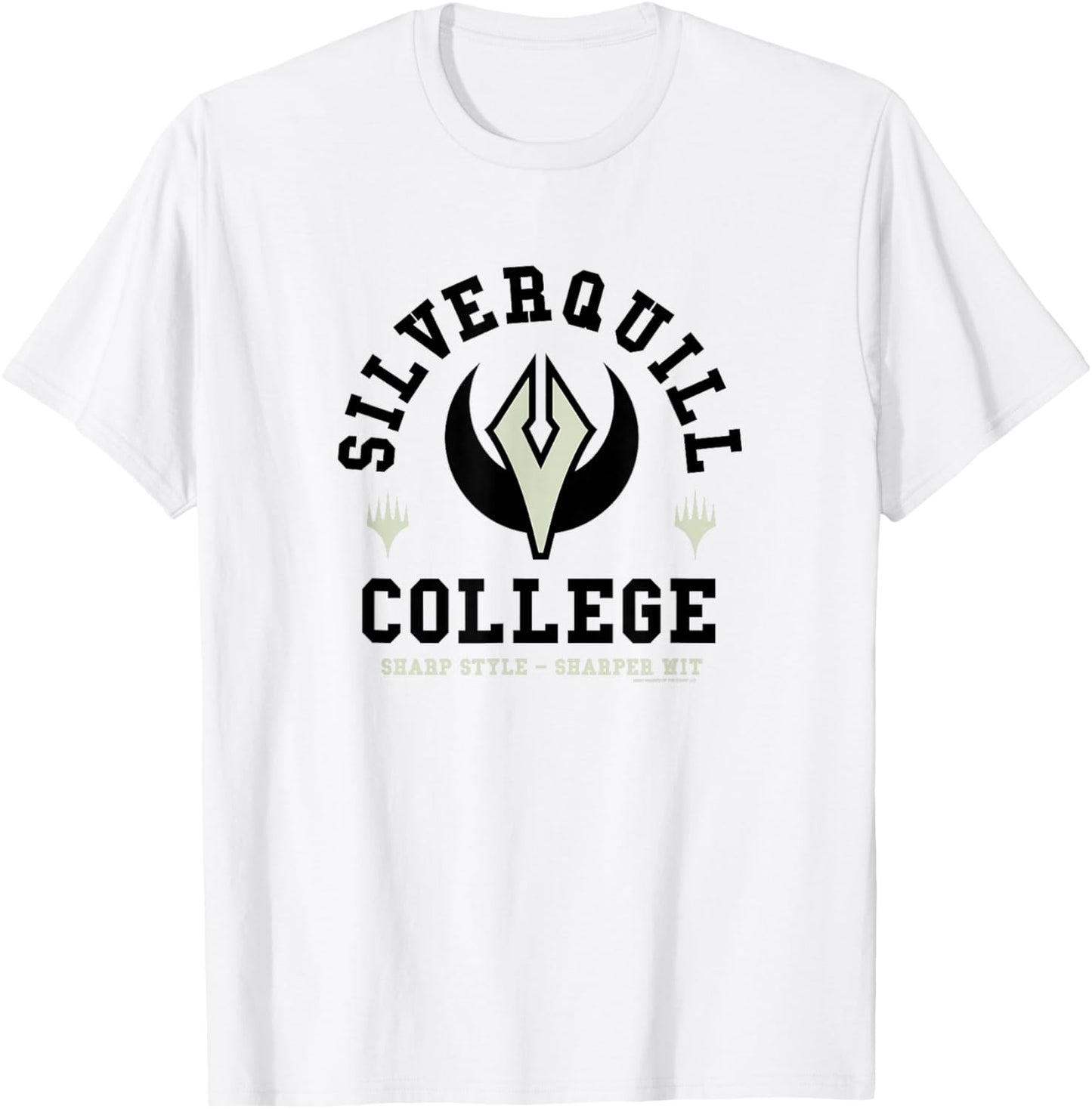 Magic: The Gathering Strixhaven Silverquill College Crest T-Shirt - T-Shirt | White