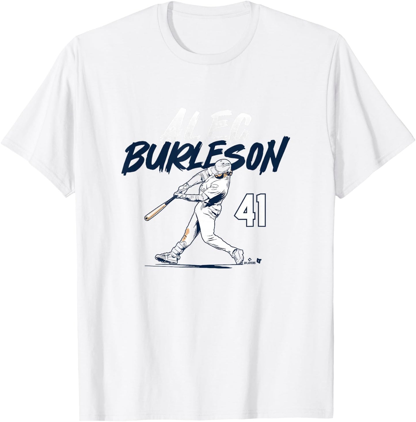 ALEC Burleson - Slugger Swing Number - St. Louis Baseball T-Shirt - T-Shirt | White