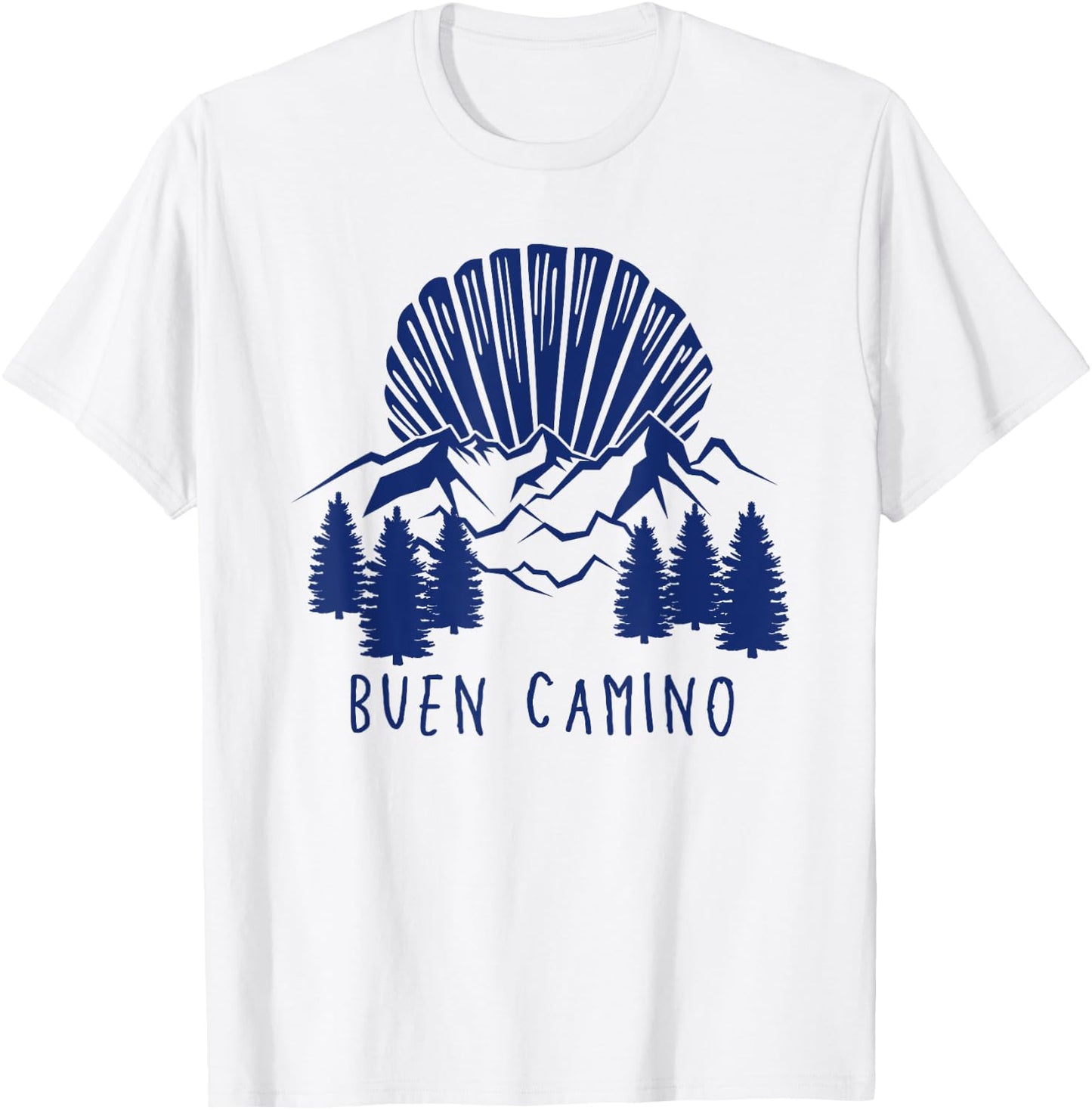 Buen Camino de Santiago de Compostela T-Shirt - T-Shirt | White