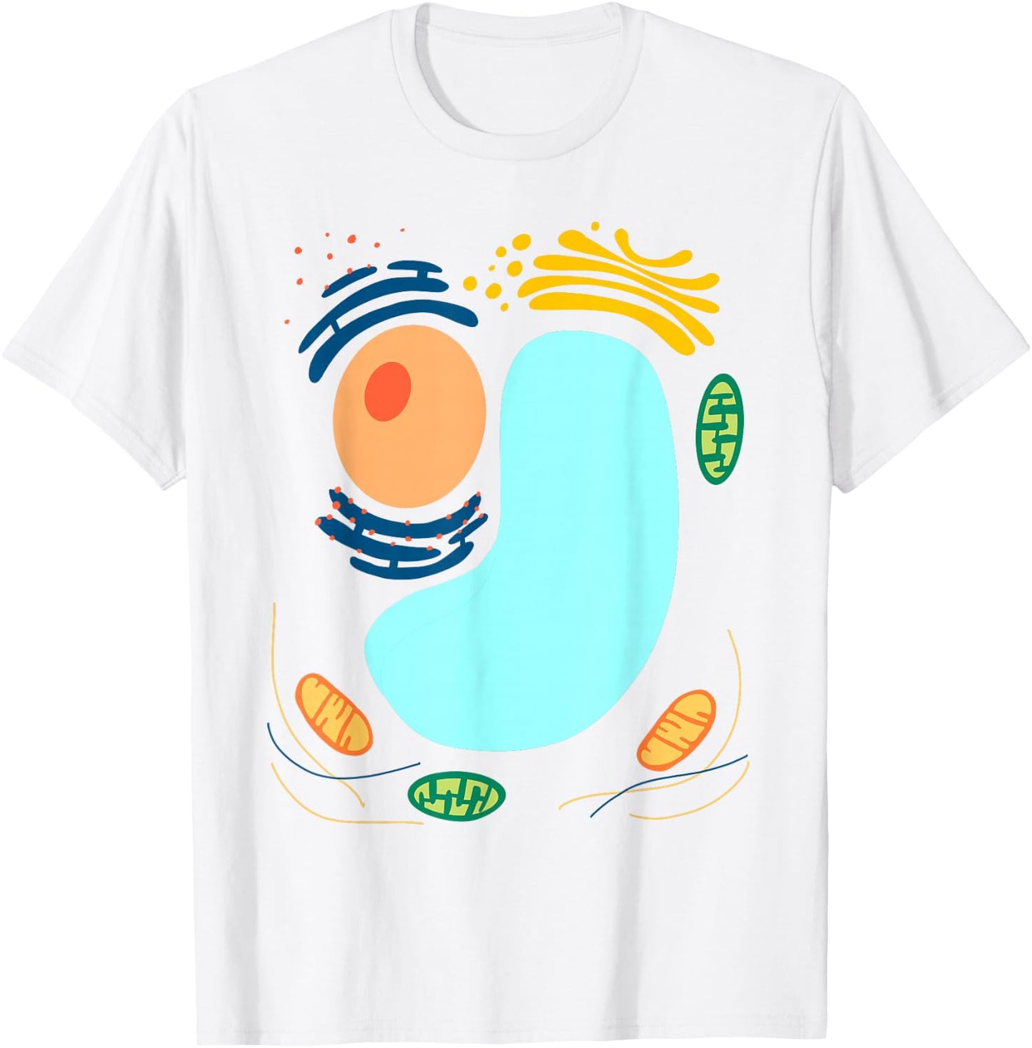 Plant Cell Simple Funny Quick Lazy Halloween Party Outfit T-Shirt - T-Shirt | White