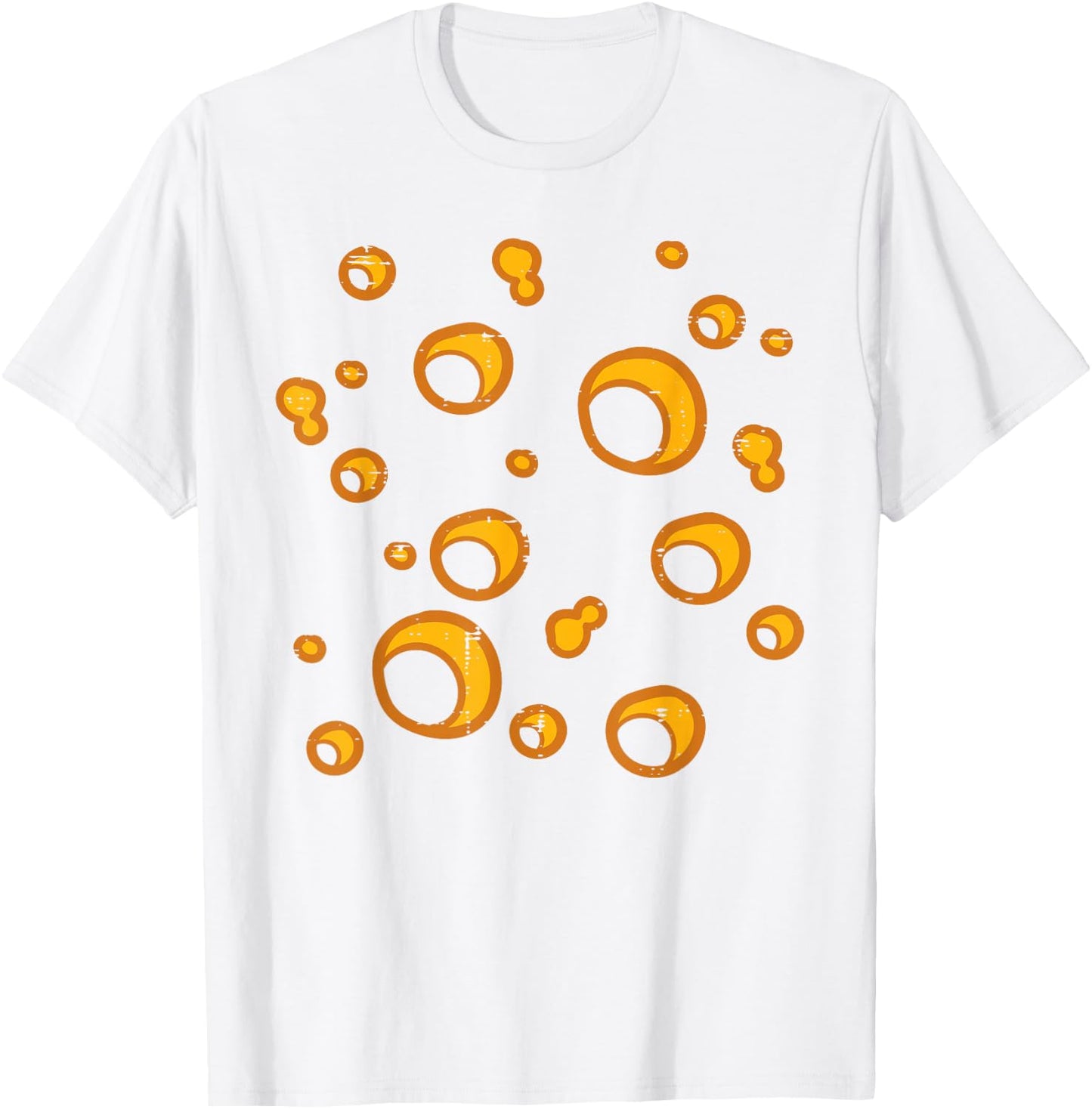 Swiss Cheese Costume Funny Halloween Queso Men Women Kids T-Shirt - T-Shirt | White