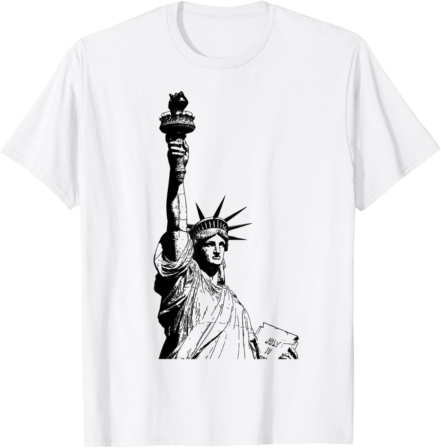 Statue Of Liberty T-Shirt - T-Shirt | White
