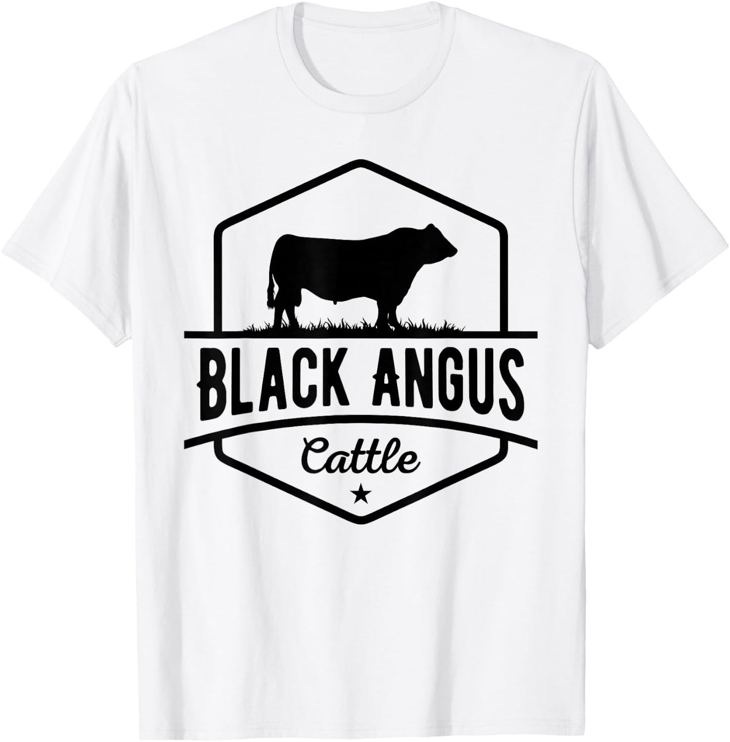 Cow Farmer - Black Angus Cattle T-Shirt - T-Shirt | White