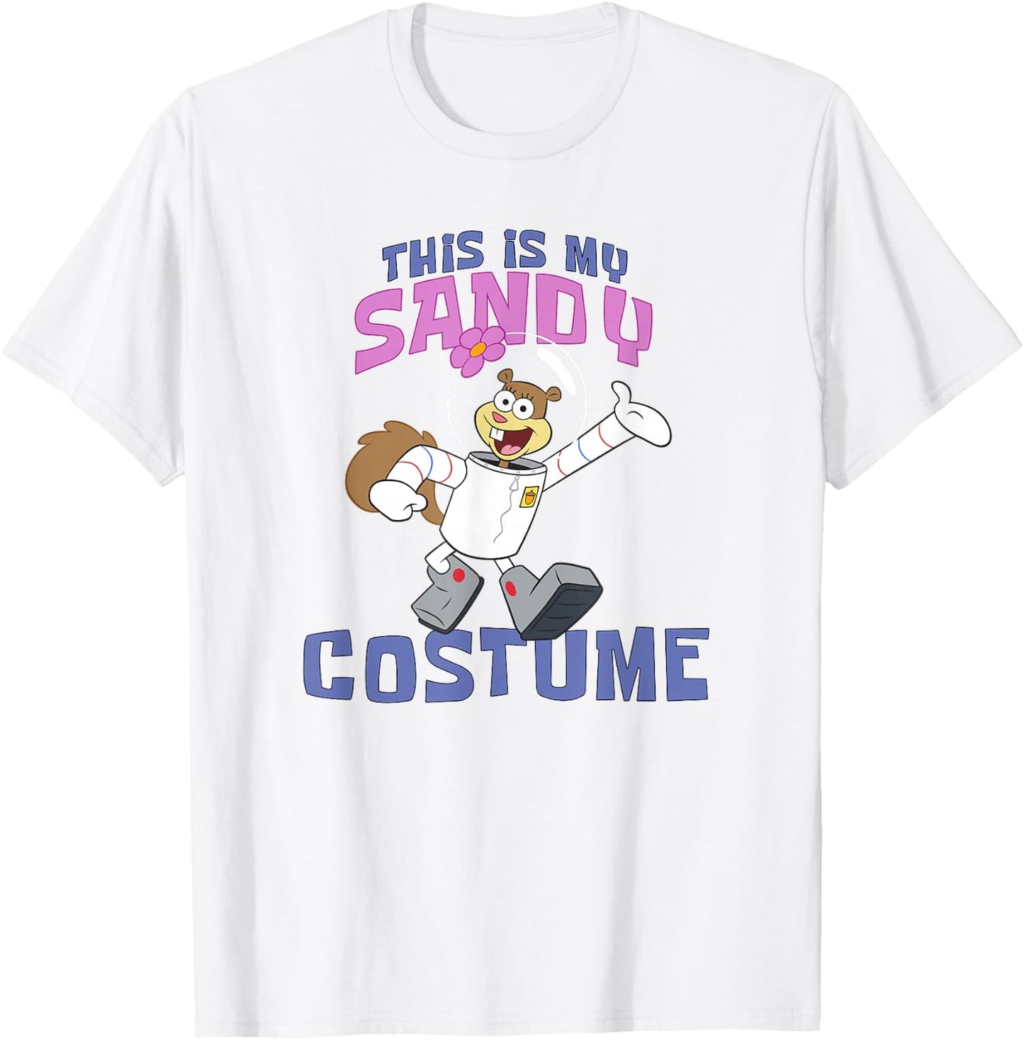 Spongebob Squarepants Halloween This is My Sandy Costume T-Shirt - T-Shirt | White