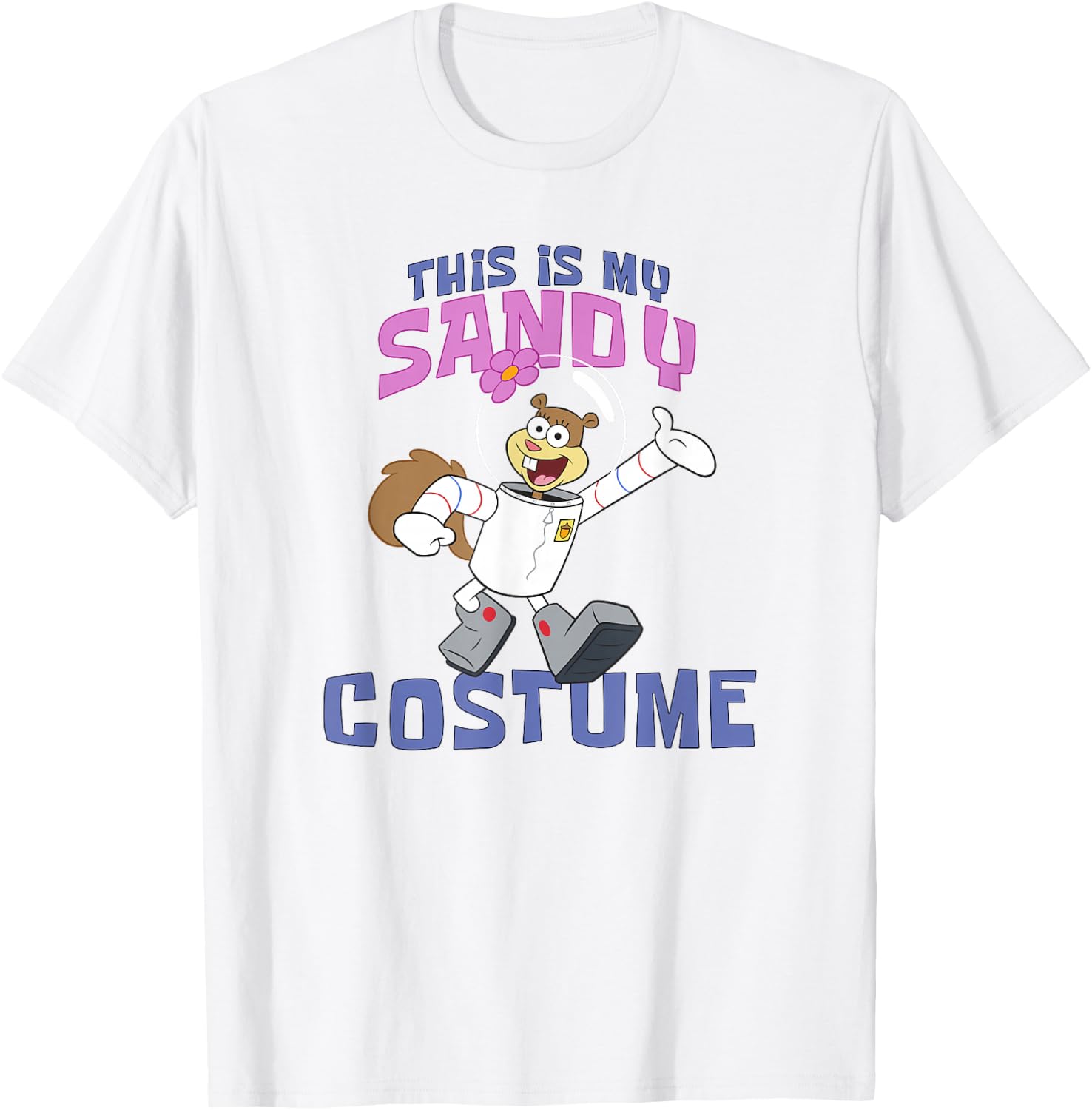 Spongebob Squarepants Halloween This is My Sandy Costume T-Shirt - T-Shirt | White