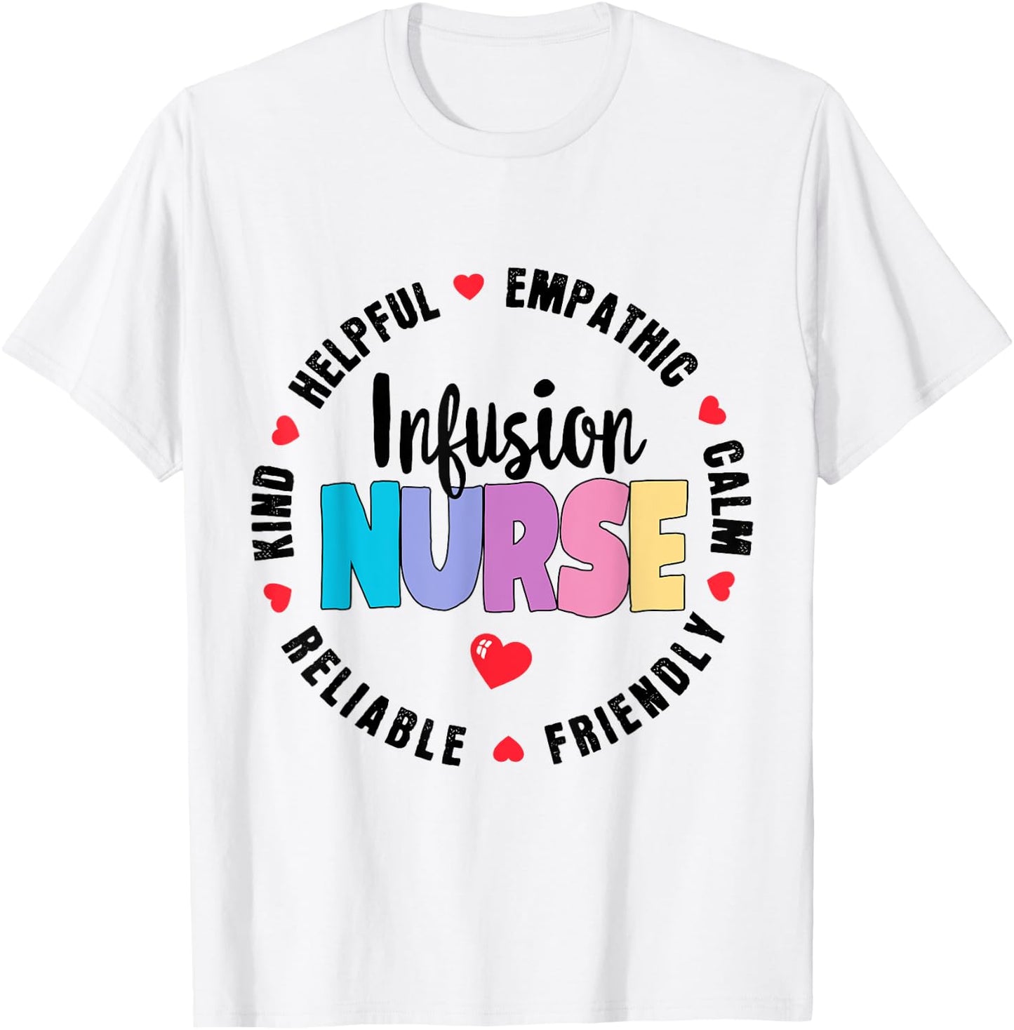 Infusion Nurse Certified Registered Nurse Infusion Squad T-Shirt - T-Shirt | White