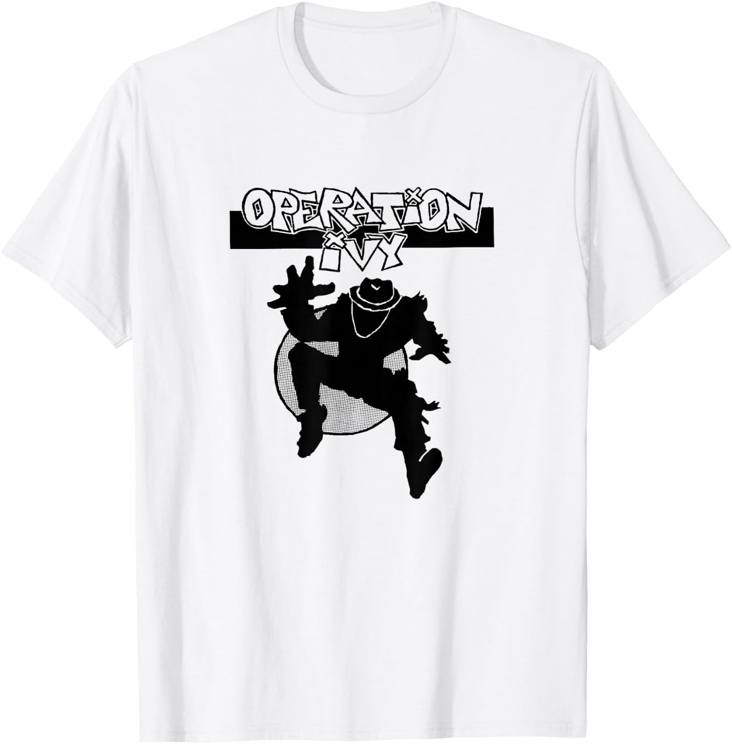 Operation Ivy - Ska Man Logo - Official Merchandise T-Shirt - T-Shirt | White