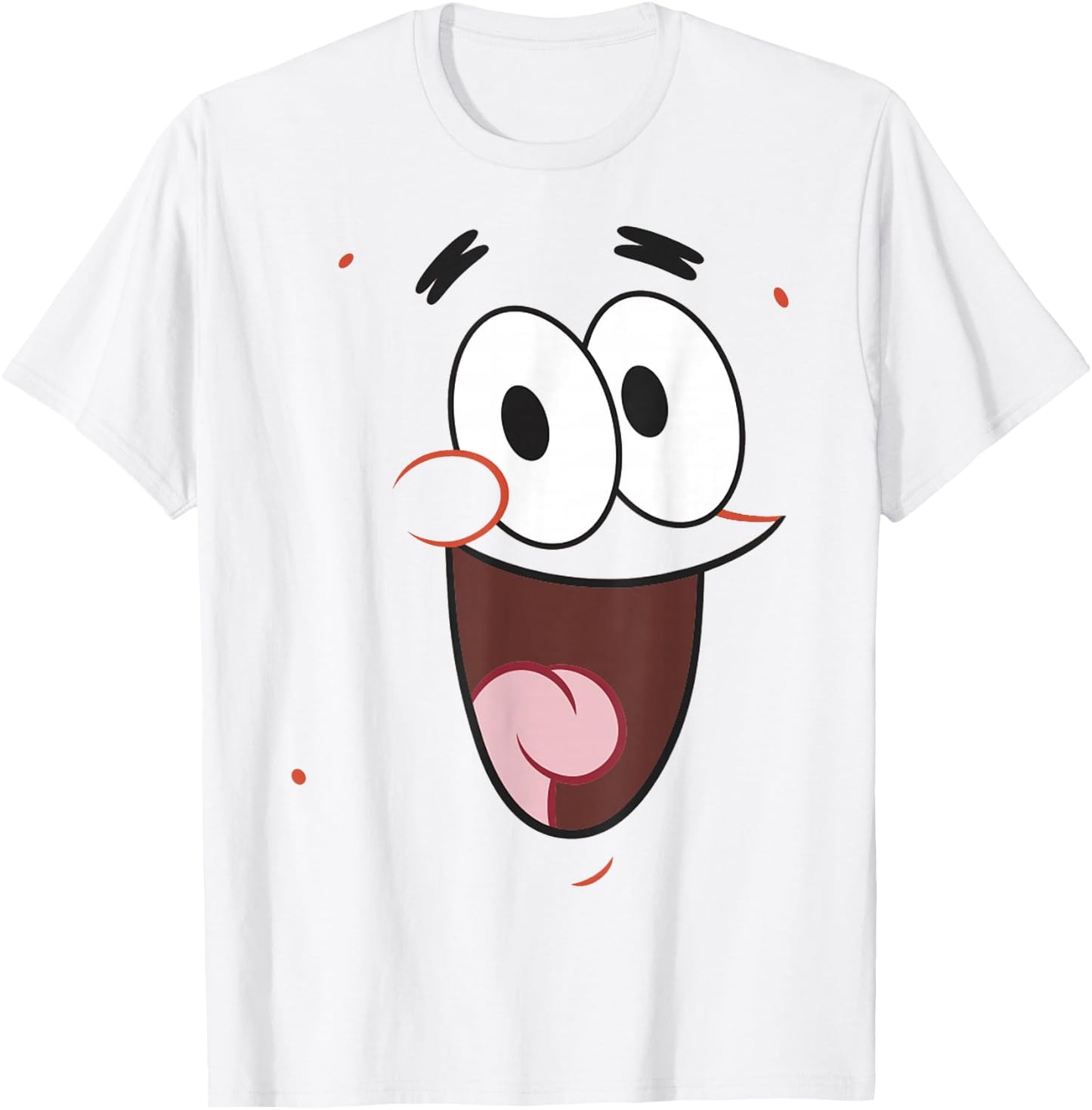 SpongeBob SquarePants Halloween Patrick Big Face Costume T-Shirt - T-Shirt | White