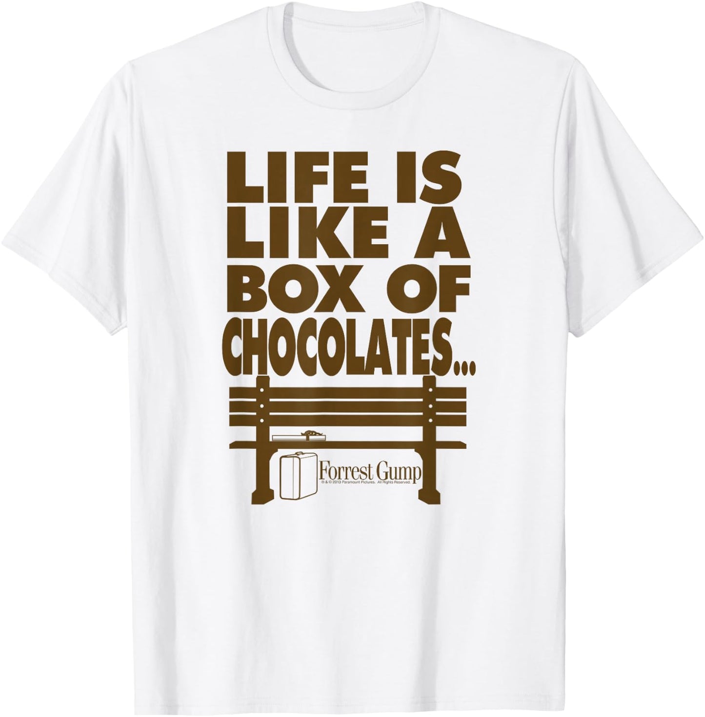 Forrest Gump Box of Chocolates T-Shirt - T-Shirt | White