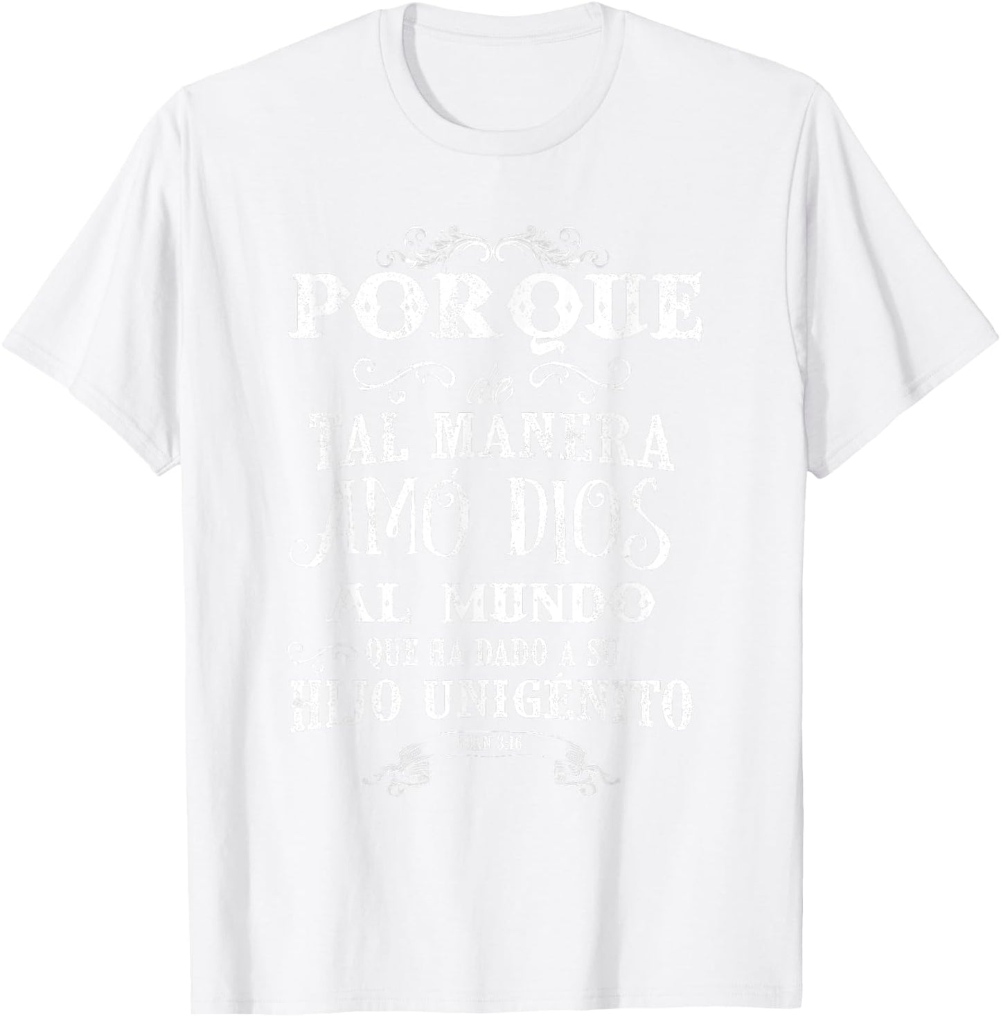 Camisetas sobre Jesus | Christian Shirts in Spanish T-Shirt - T-Shirt | White