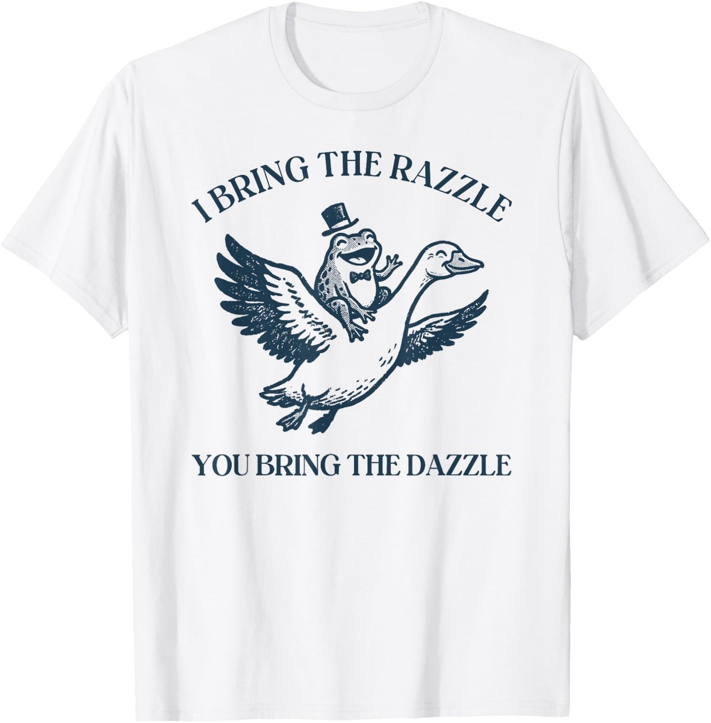 Cute Besties BFF Razzle T-Shirt - T-Shirt | White