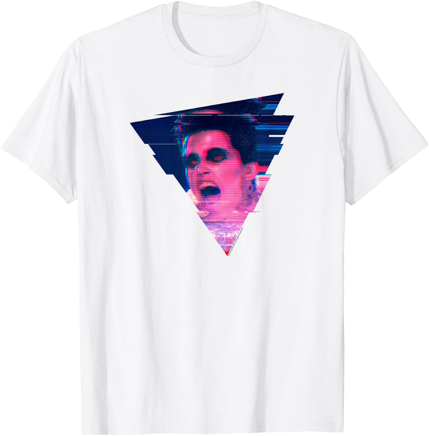 Ghostbusters Gozer Glitch Colorful Graphic Retro Movie T-Shirt - T-Shirt | White