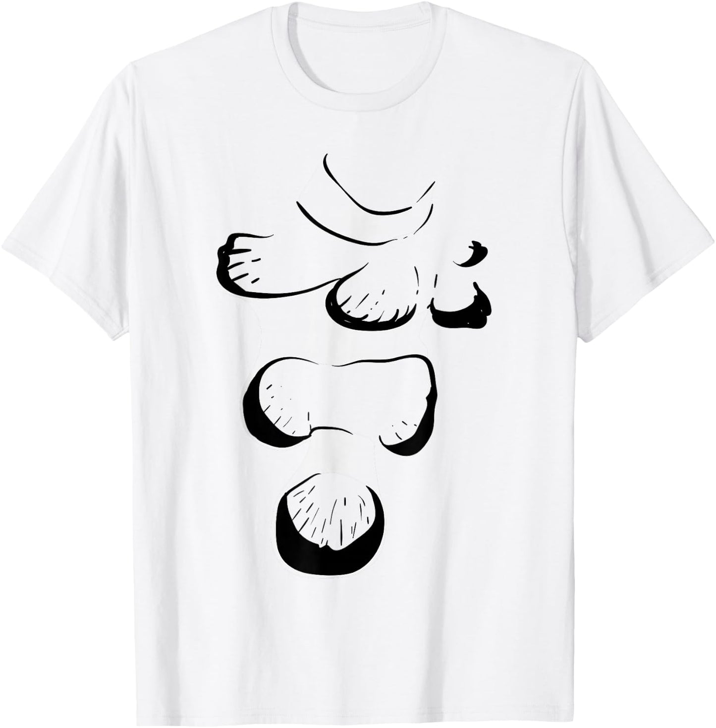 Clownfish Funny Animal Lazy DIY Costume Easy Halloween T-Shirt - T-Shirt | White