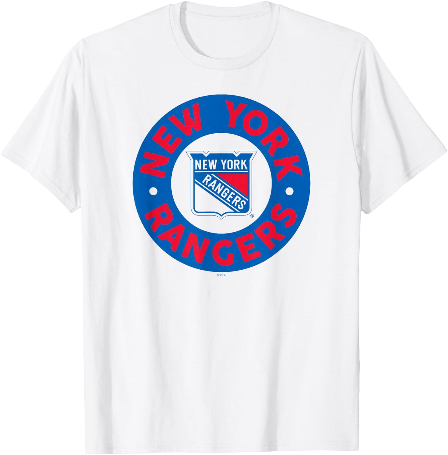 New York Rangers Symbol White Officially Licensed T-Shirt - T-Shirt | White