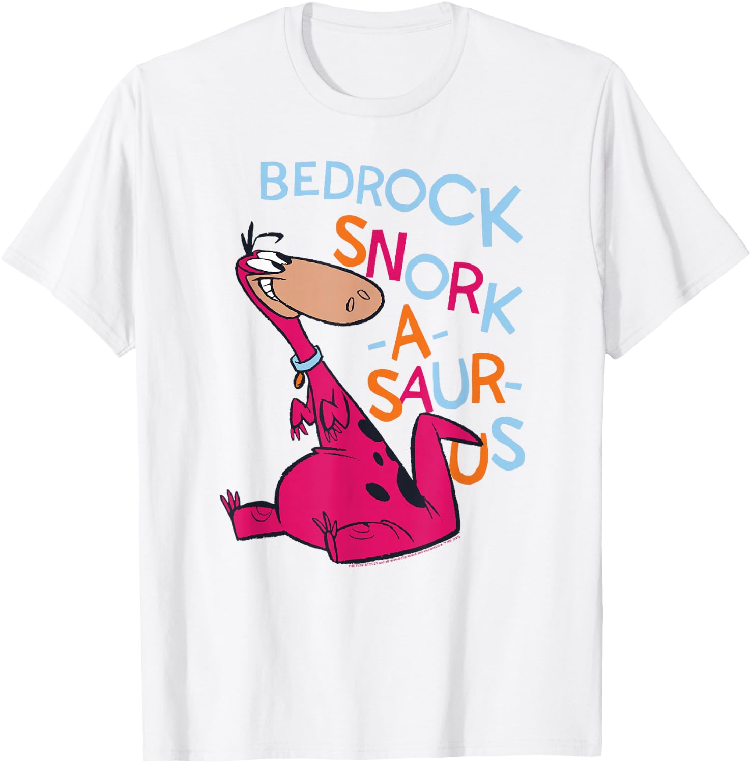 The Flintstones Dino Bedrock Snork-a-Saurus T-Shirt - T-Shirt | White