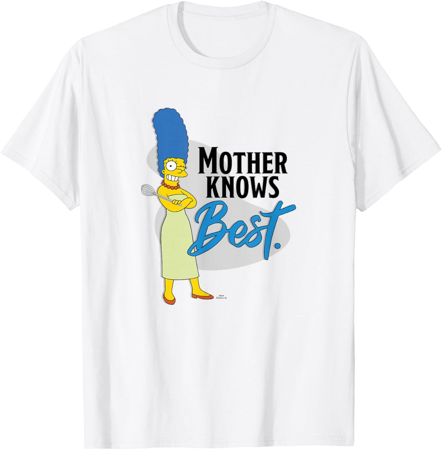 The Simpsons Marge Mother Knows Best Small T-Shirt - T-Shirt | White