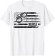 Correctional Nurse American Flag Corrections Nursing T-Shirt - T-Shirt | White