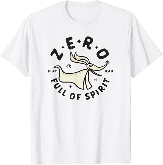 Disney The Nightmare Before Christmas Zero Spirit Animal T-Shirt - T-Shirt | White