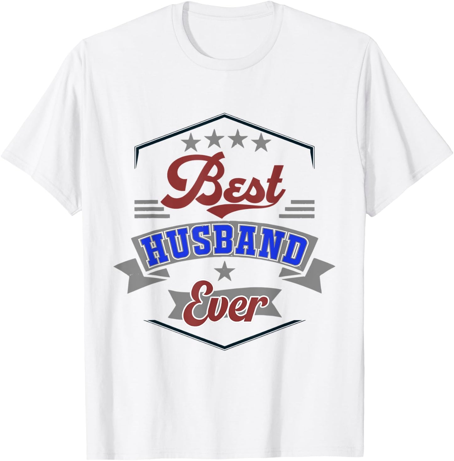 Best Husband Ever Anniversary Valentines Day Men Spouses T-Shirt - T-Shirt | White
