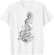 Traditional Korean Dragon Drawing T-Shirt - T-Shirt | White