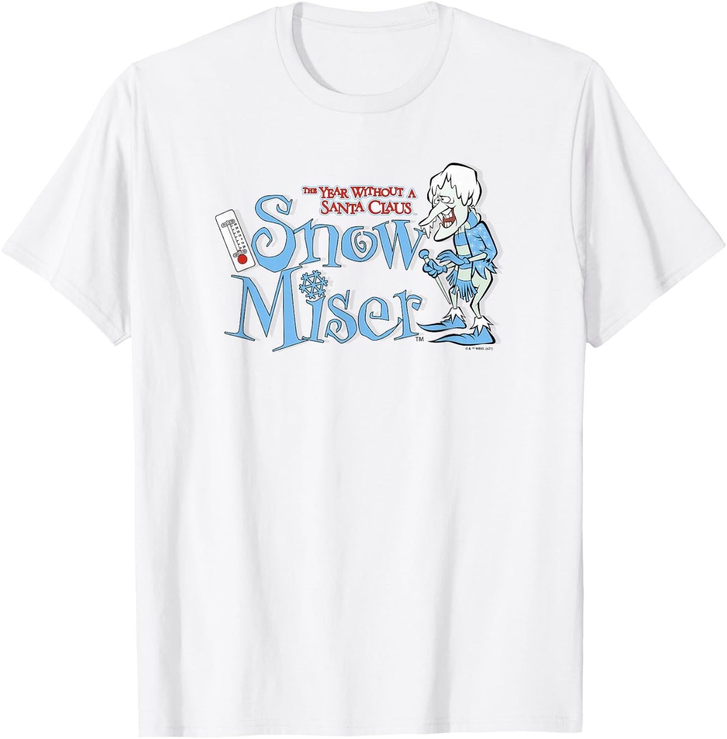 The Year Without A Santa Claus Snow Miser Logo T-Shirt - T-Shirt | White
